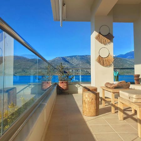 Boho Beach House In Itea-Delphi المظهر الخارجي الصورة