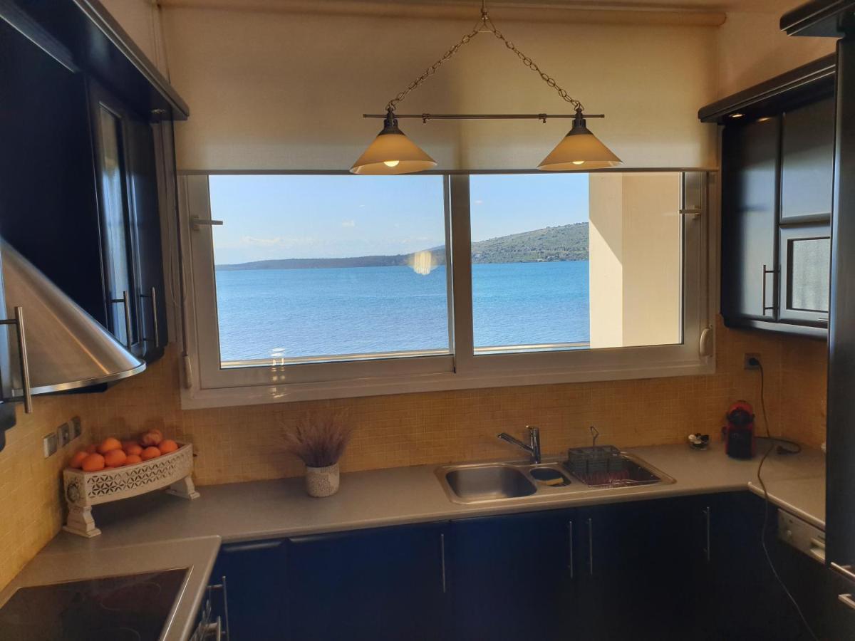 Boho Beach House In Itea-Delphi المظهر الخارجي الصورة