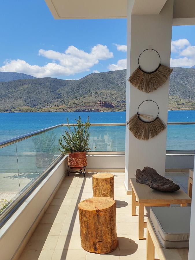 Boho Beach House In Itea-Delphi المظهر الخارجي الصورة