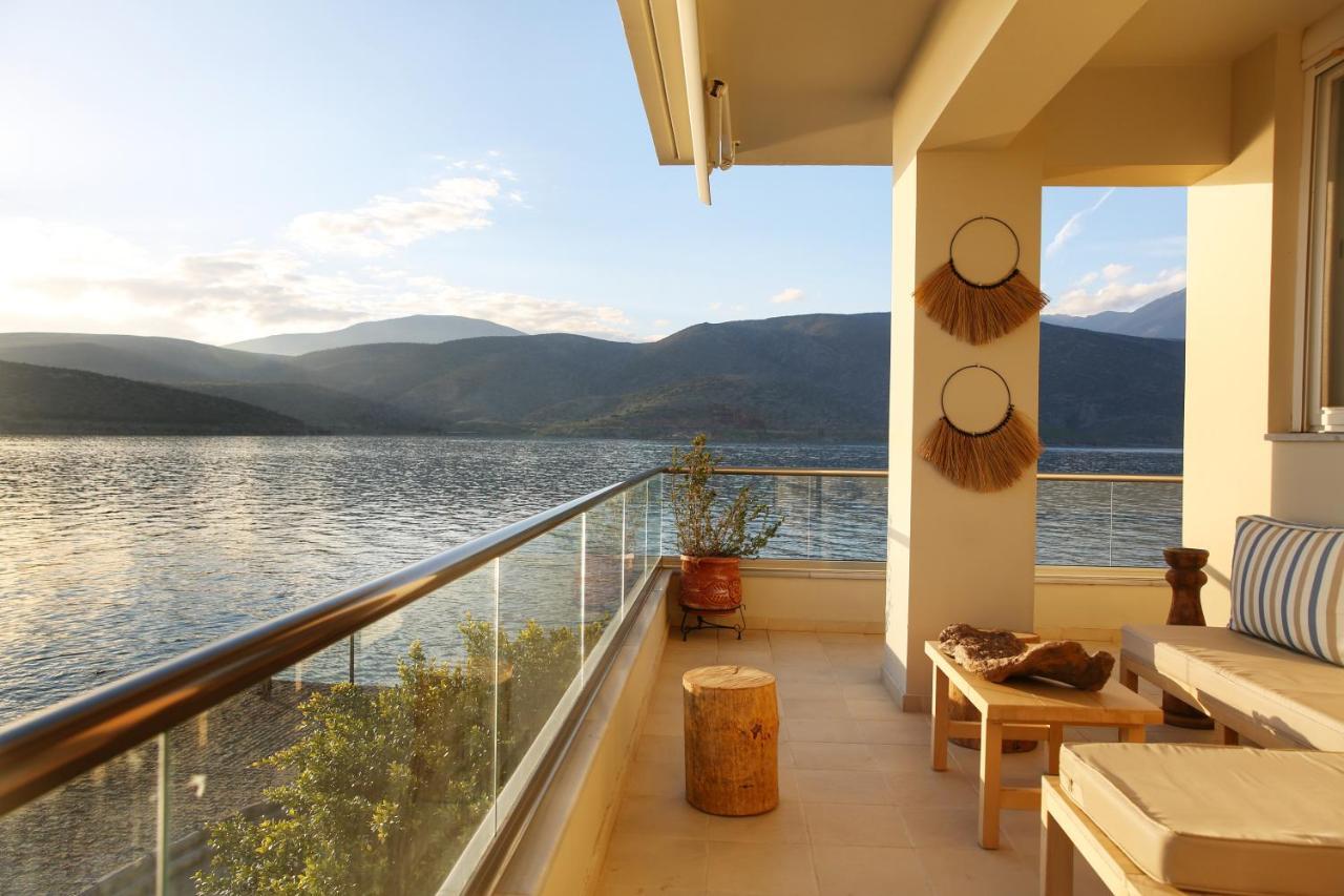 Boho Beach House In Itea-Delphi المظهر الخارجي الصورة