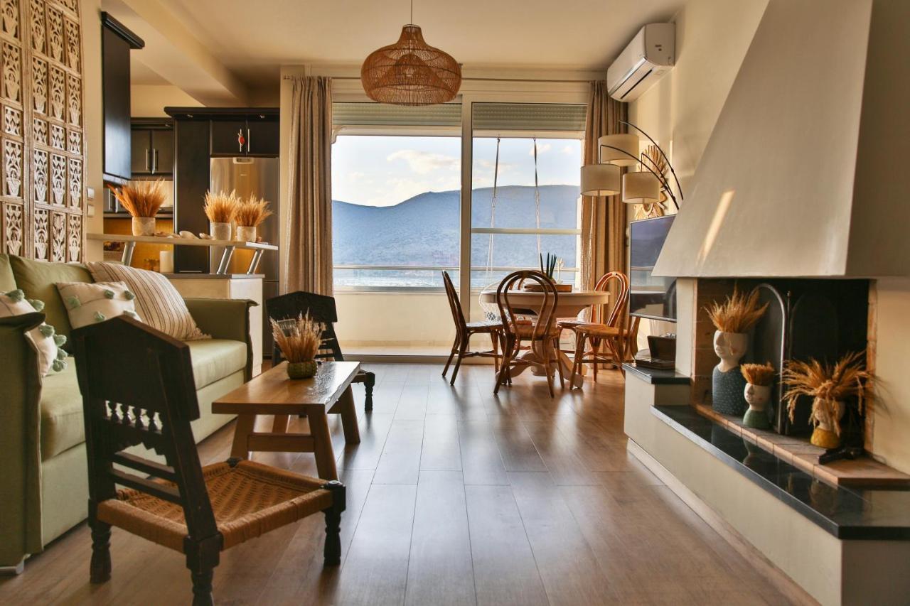 Boho Beach House In Itea-Delphi المظهر الخارجي الصورة